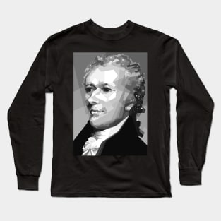 Hamilton in grayscale Long Sleeve T-Shirt